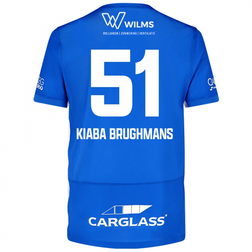 Kinder Lucca Kiaba Brughmans #51 Blau Heimtrikot Trikot 2024/25 T-Shirt