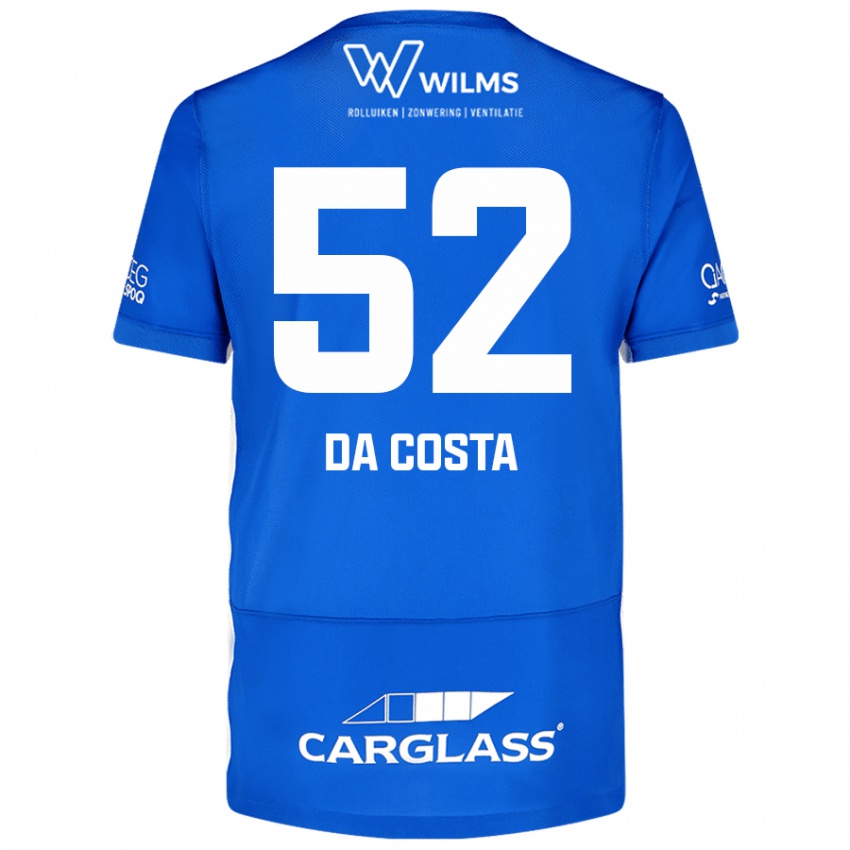 Kinder Wilson Da Costa #52 Blau Heimtrikot Trikot 2024/25 T-Shirt