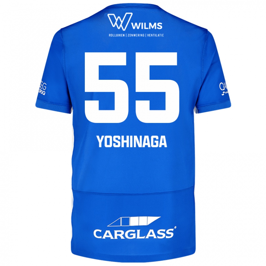 Kinder Yumeki Yoshinaga #55 Blau Heimtrikot Trikot 2024/25 T-Shirt