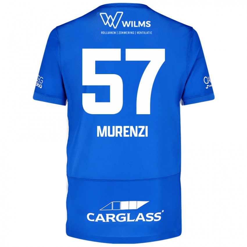 Kinder Aaron Murenzi #57 Blau Heimtrikot Trikot 2024/25 T-Shirt