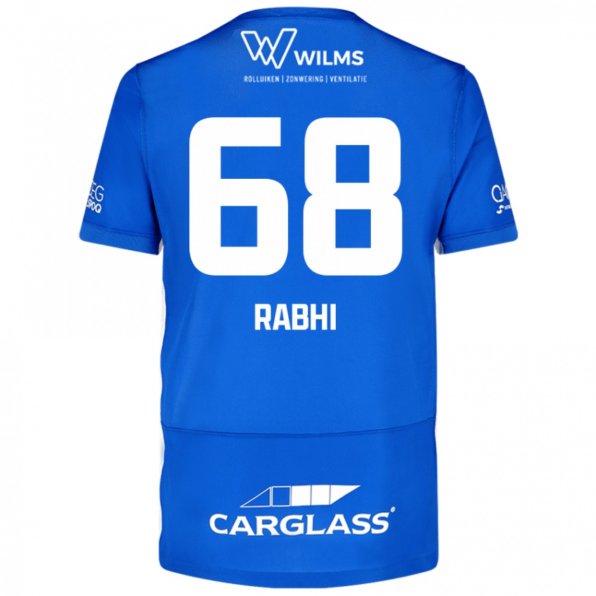 Kinder Ayman Rabhi #68 Blau Heimtrikot Trikot 2024/25 T-Shirt