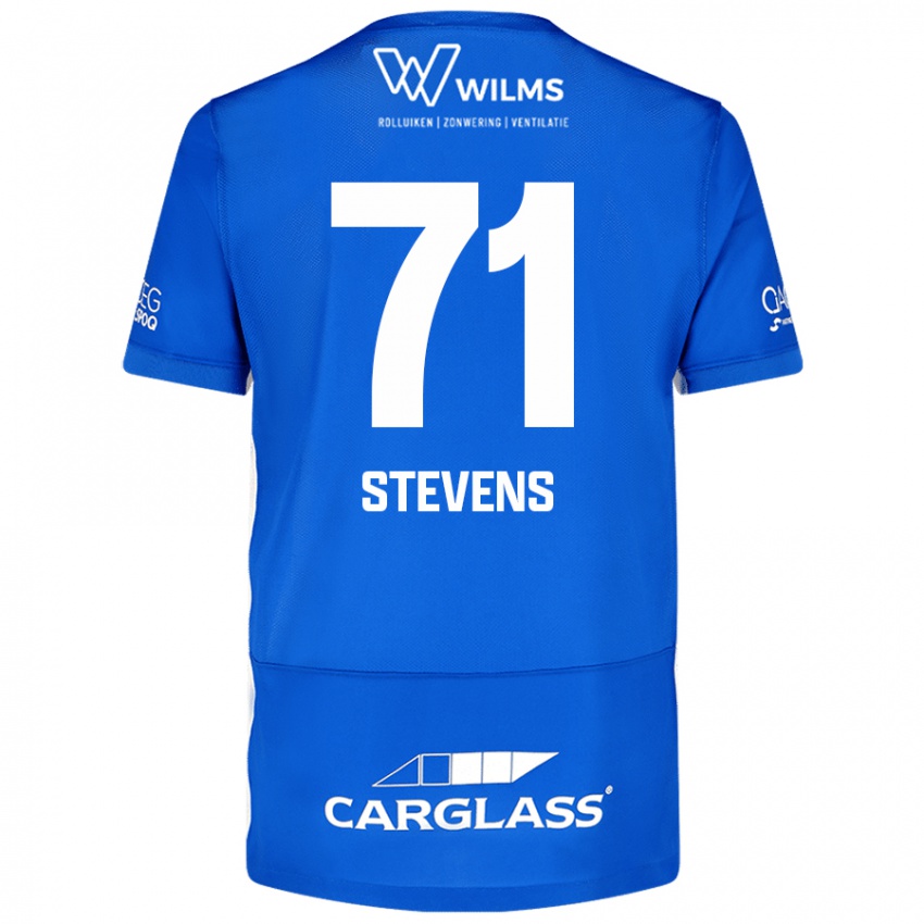 Kinder Brent Stevens #71 Blau Heimtrikot Trikot 2024/25 T-Shirt