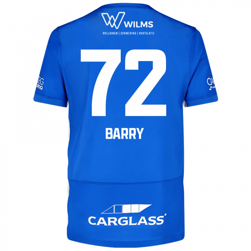 Kinder Alpha Barry #72 Blau Heimtrikot Trikot 2024/25 T-Shirt