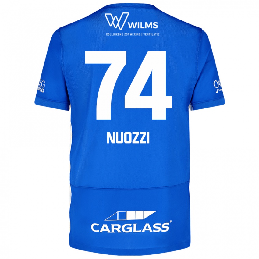 Kinder Cédric Nuozzi #74 Blau Heimtrikot Trikot 2024/25 T-Shirt