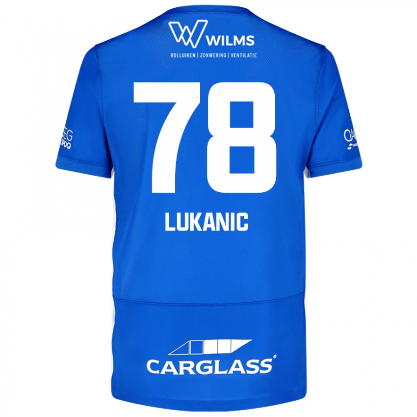 Kinder Luka Lukanic #78 Blau Heimtrikot Trikot 2024/25 T-Shirt