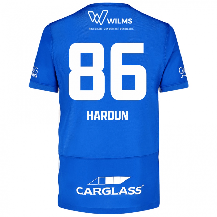 Kinder Kenan Haroun #86 Blau Heimtrikot Trikot 2024/25 T-Shirt