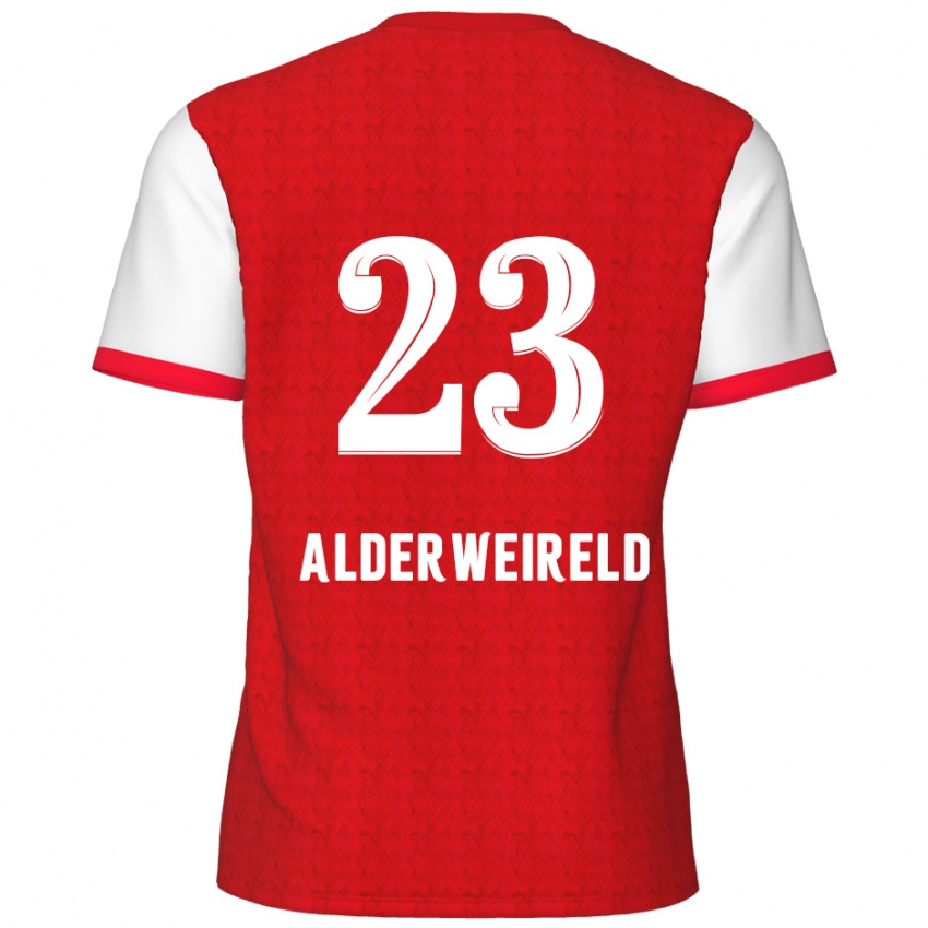 Kinder Toby Alderweireld #23 Rot Weiß Heimtrikot Trikot 2024/25 T-Shirt