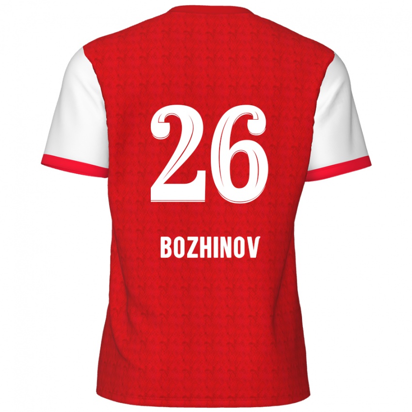 Kinder Rosen Bozhinov #26 Rot Weiß Heimtrikot Trikot 2024/25 T-Shirt