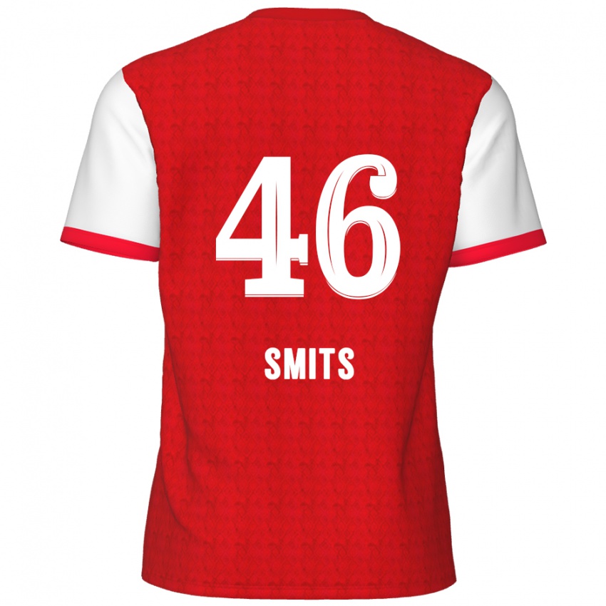 Kinder Milan Smits #46 Rot Weiß Heimtrikot Trikot 2024/25 T-Shirt