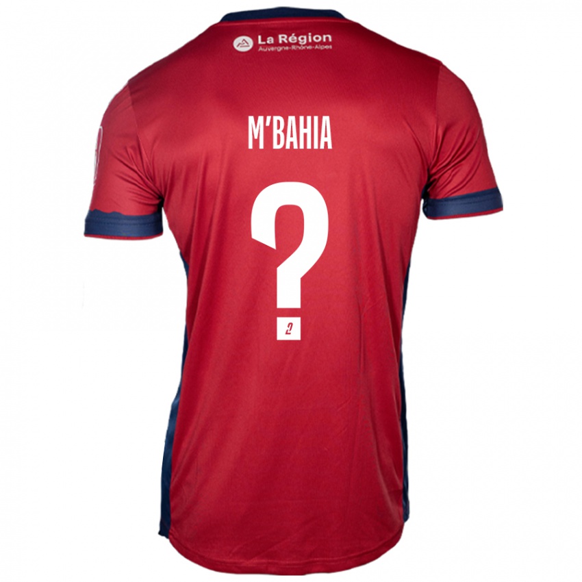 Kinder Ivan M'bahia #0 Hellburgunderrot Heimtrikot Trikot 2024/25 T-Shirt