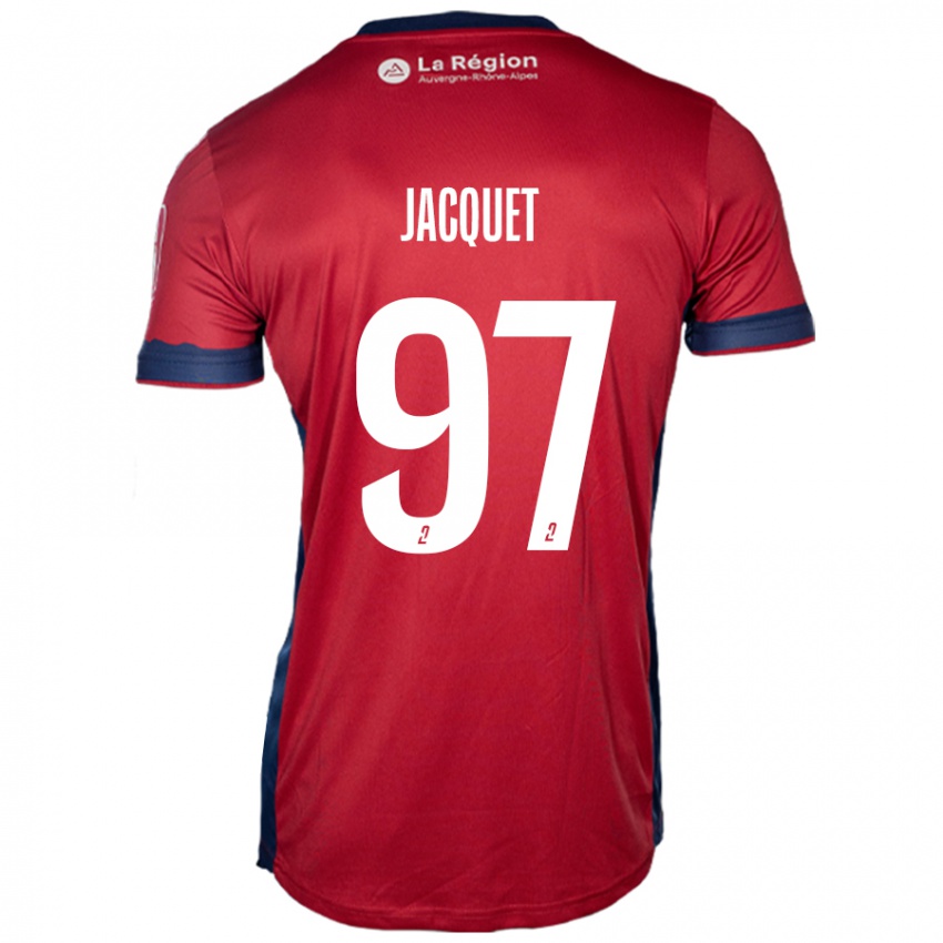 Kinder Jérémy Jacquet #97 Hellburgunderrot Heimtrikot Trikot 2024/25 T-Shirt