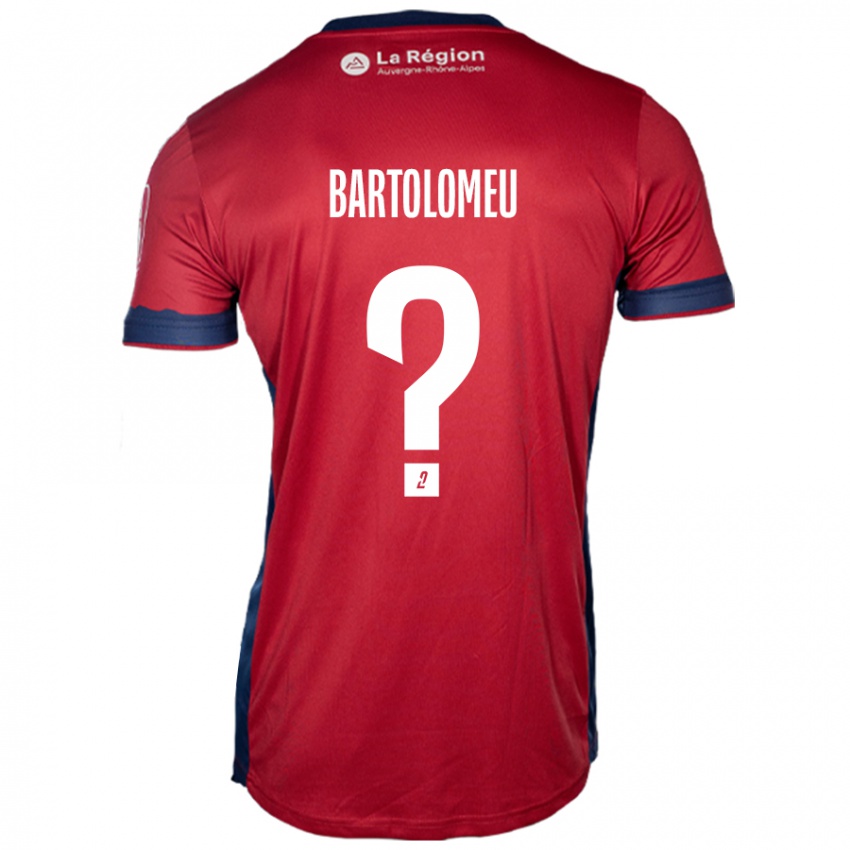 Kinder Malo Bartolomeu #0 Hellburgunderrot Heimtrikot Trikot 2024/25 T-Shirt