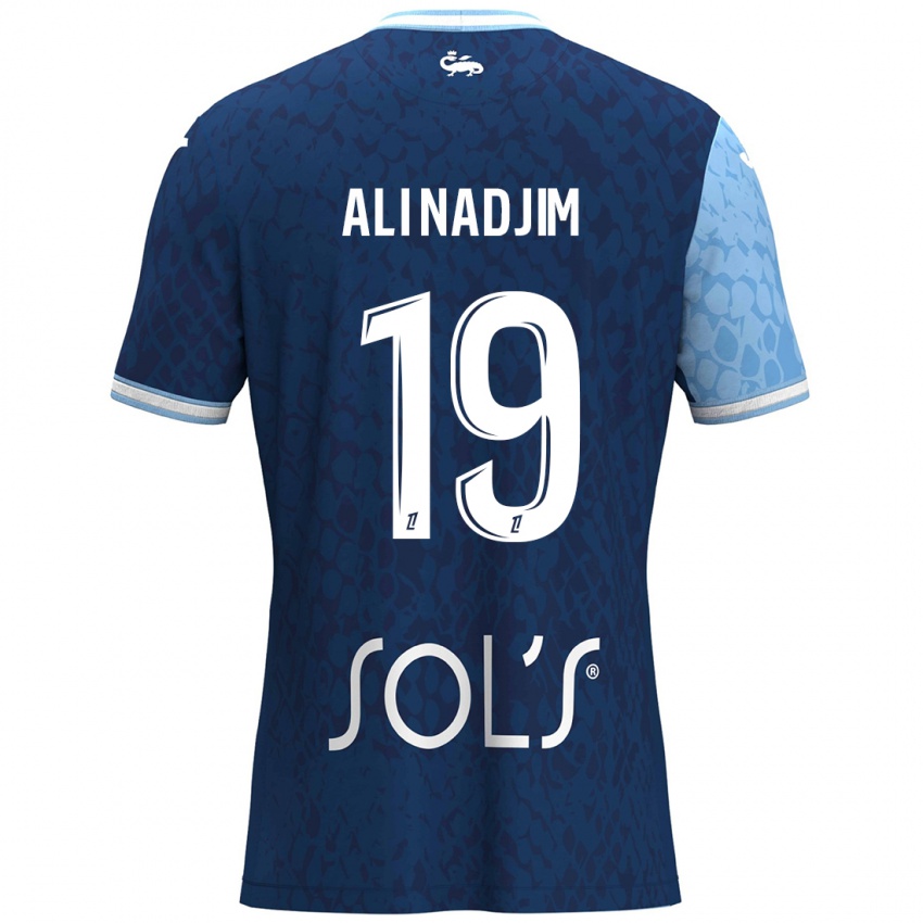 Kinder Nadjma Ali Nadjim #19 Himmelblau Dunkelblau Heimtrikot Trikot 2024/25 T-Shirt