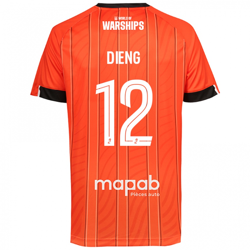 Kinder Bamba Dieng #12 Orange Heimtrikot Trikot 2024/25 T-Shirt