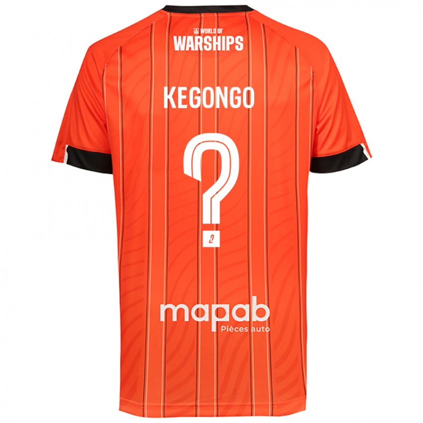 Kinder Clarence Kegongo #0 Orange Heimtrikot Trikot 2024/25 T-Shirt