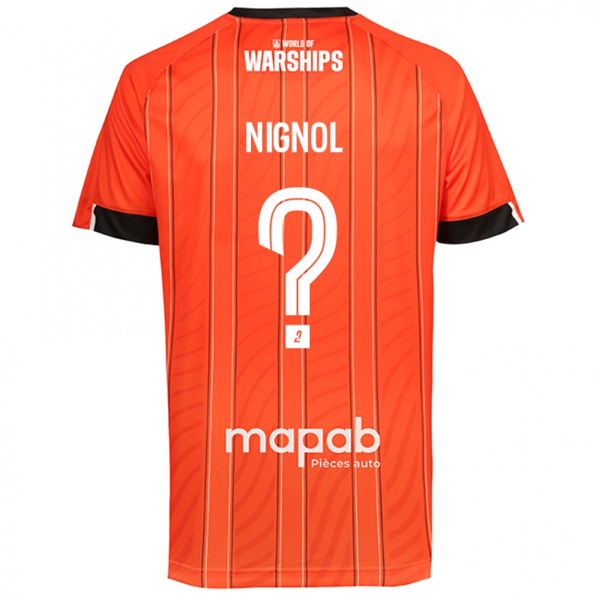 Kinder Vincent Nignol #0 Orange Heimtrikot Trikot 2024/25 T-Shirt