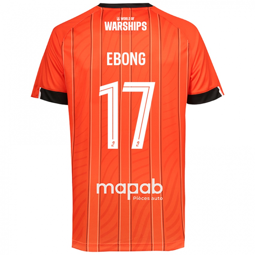 Kinder Arthur Ebong #17 Orange Heimtrikot Trikot 2024/25 T-Shirt