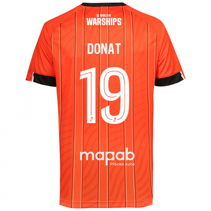 Kinder Noa Donat #19 Orange Heimtrikot Trikot 2024/25 T-Shirt