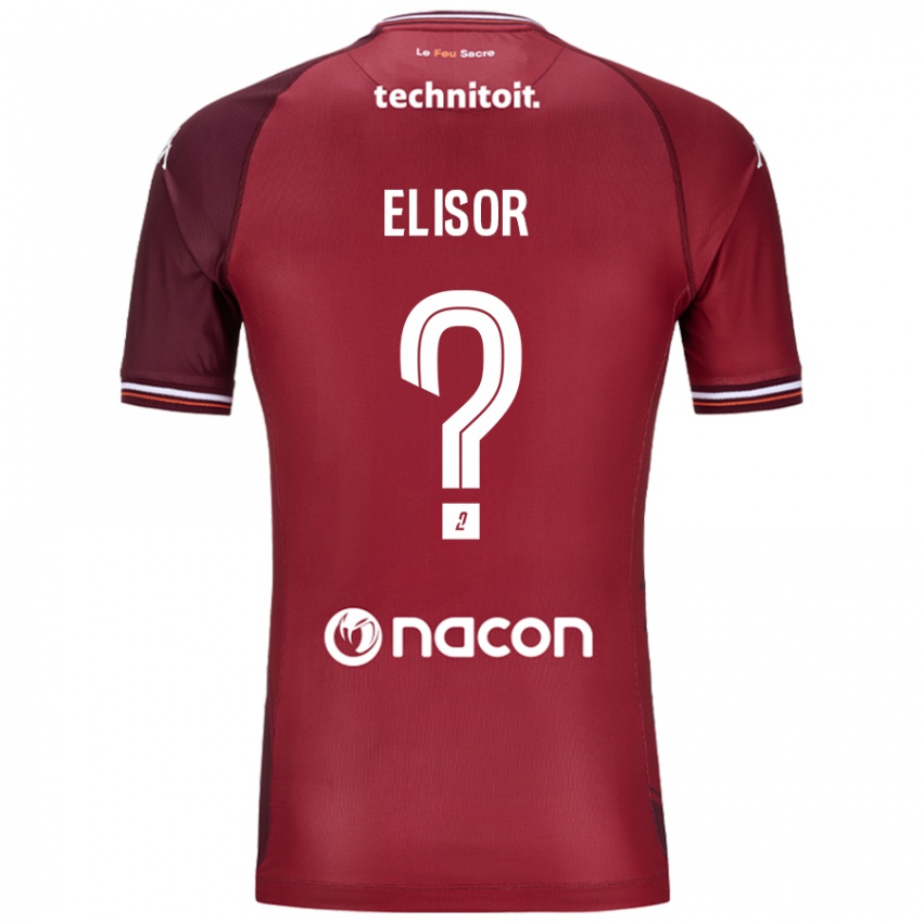 Kinder Simon Elisor #0 Rot Granata Heimtrikot Trikot 2024/25 T-Shirt