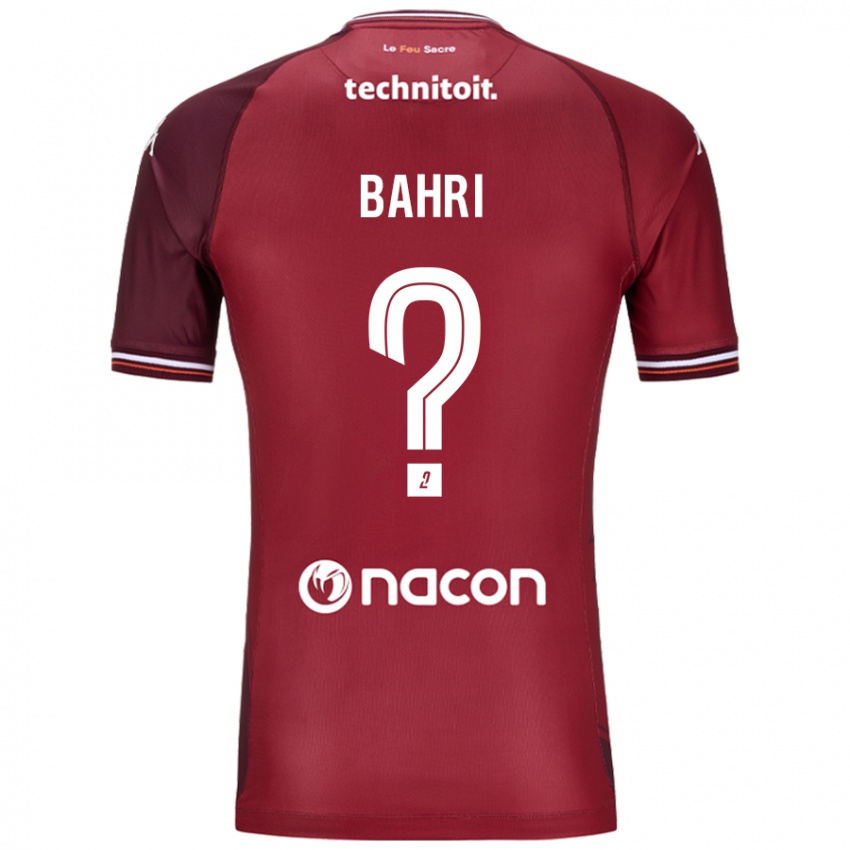 Kinder Wassim Bahri #0 Rot Granata Heimtrikot Trikot 2024/25 T-Shirt