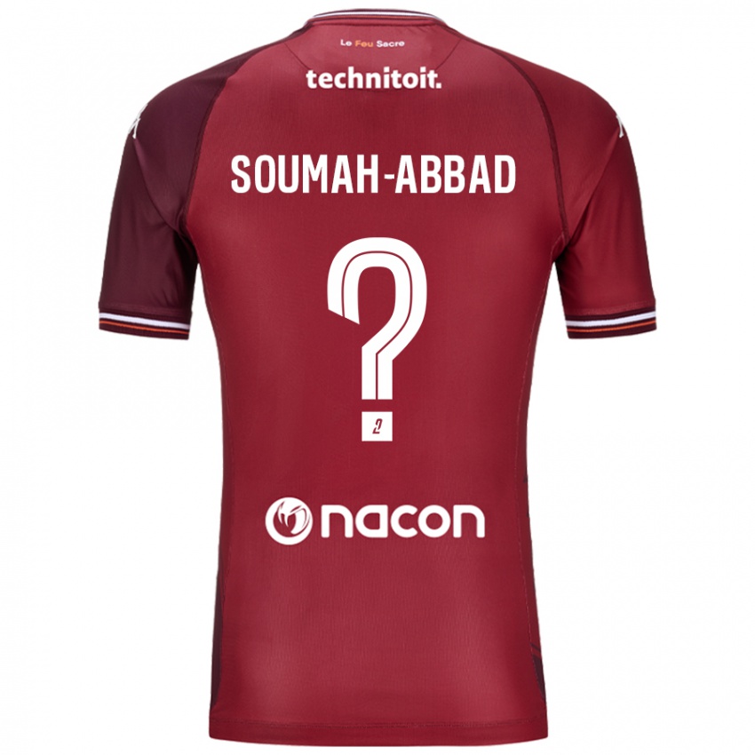 Kinder Édouard Soumah-Abbad #0 Rot Granata Heimtrikot Trikot 2024/25 T-Shirt