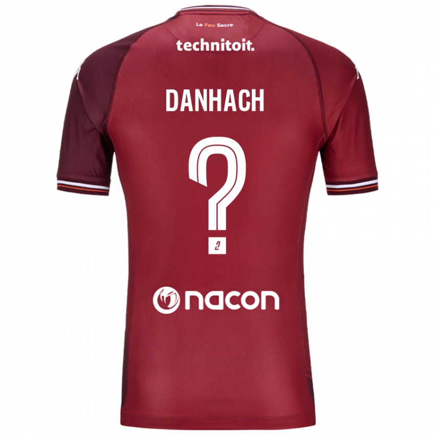 Kinder Djebril Danhach #0 Rot Granata Heimtrikot Trikot 2024/25 T-Shirt