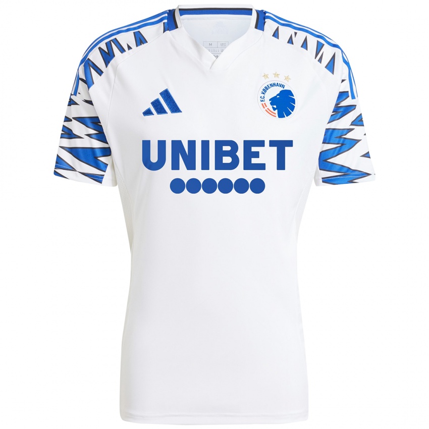 Kinder Neo Jönsson #17 Weiß Himmelblau Heimtrikot Trikot 2024/25 T-Shirt