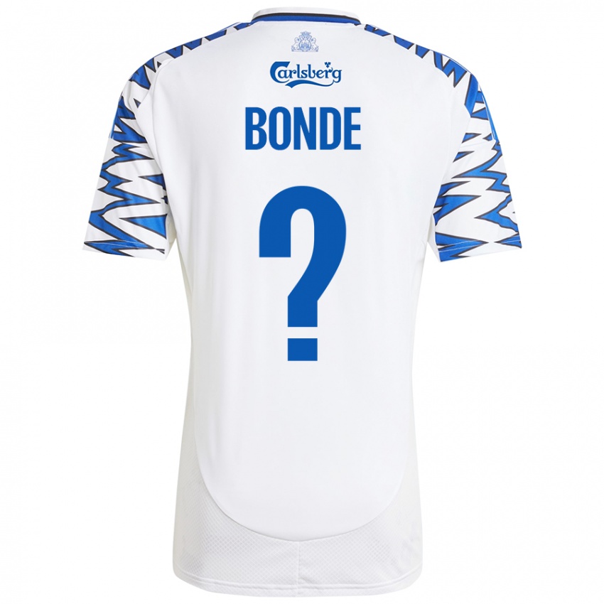 Kinder Rode Bonde #0 Weiß Himmelblau Heimtrikot Trikot 2024/25 T-Shirt