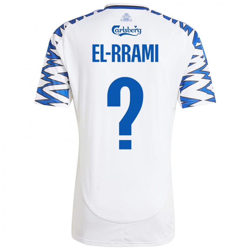 Kinder Jamil El-Rrami #0 Weiß Himmelblau Heimtrikot Trikot 2024/25 T-Shirt