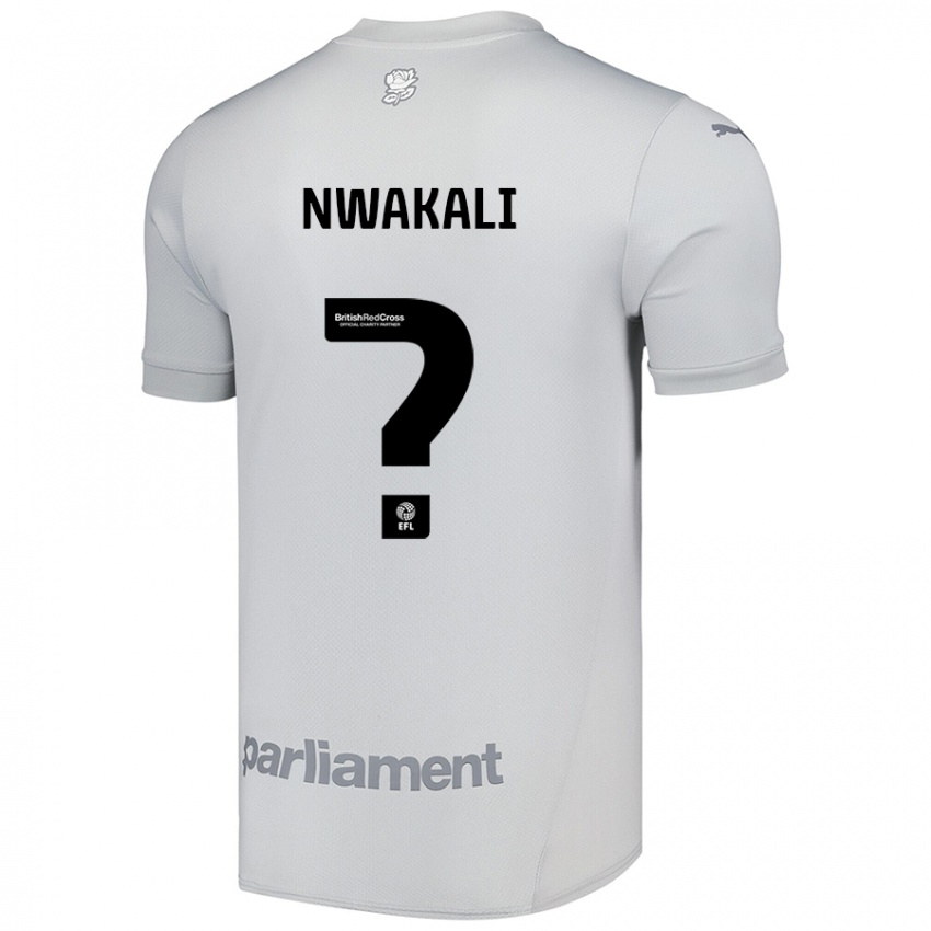 Kinder Kelechi Nwakali #0 Silbergrau Auswärtstrikot Trikot 2024/25 T-Shirt