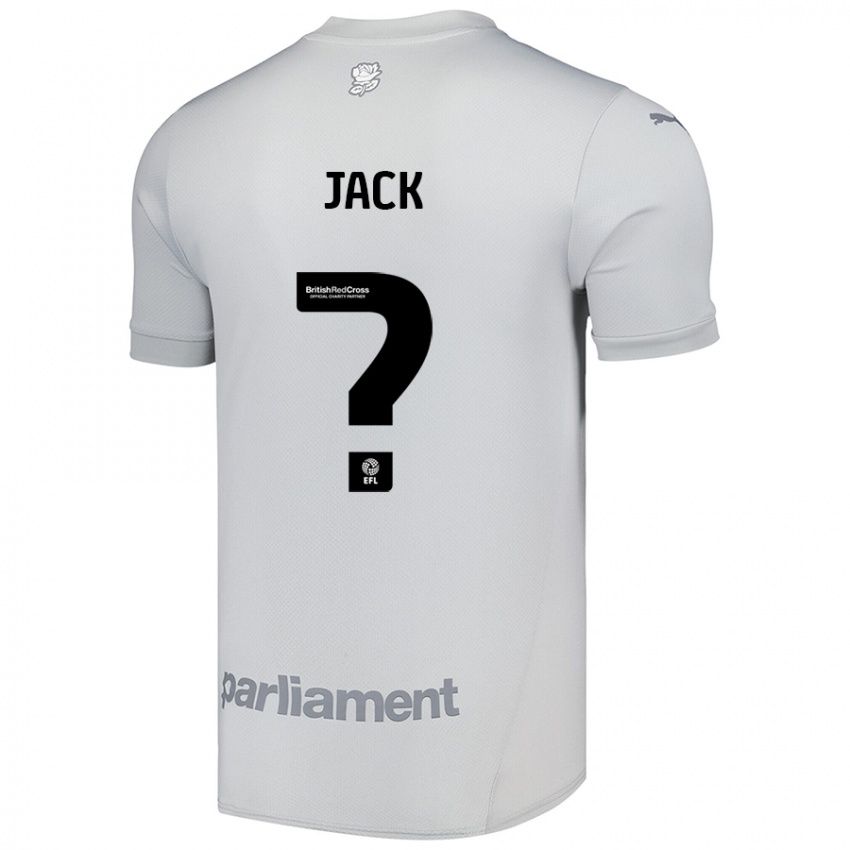 Kinder Jack Woodcock #0 Silbergrau Auswärtstrikot Trikot 2024/25 T-Shirt