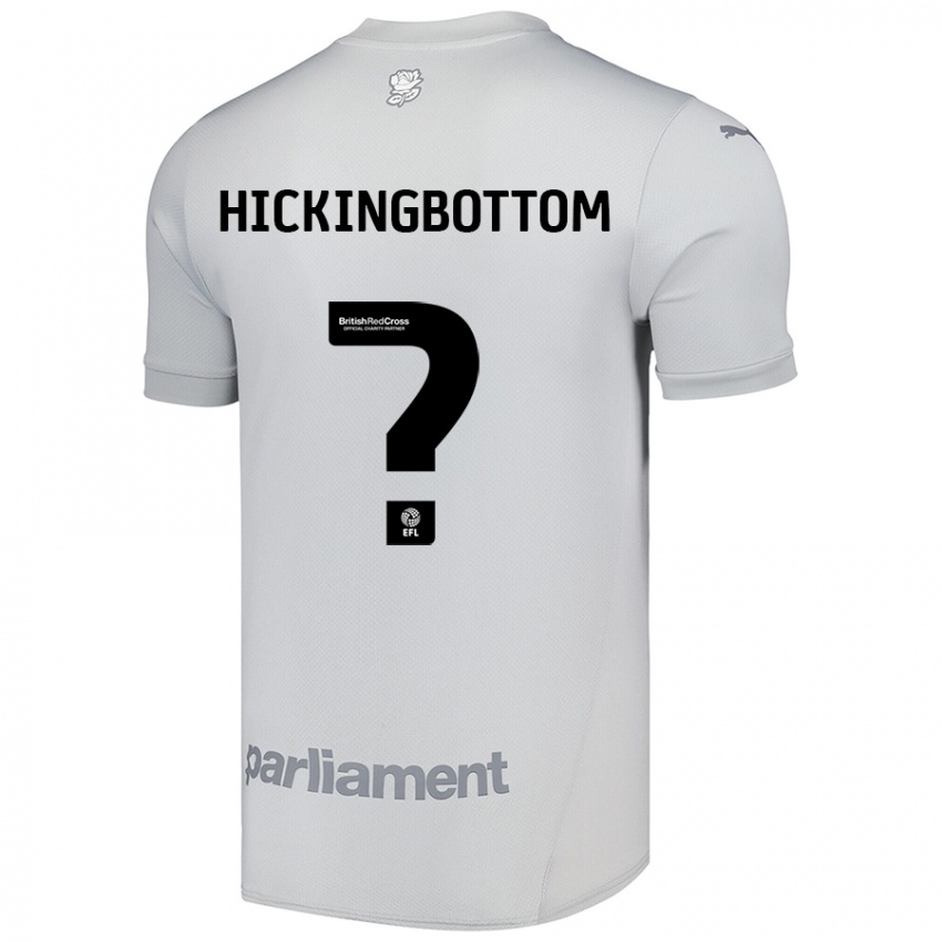 Kinder Charlie Hickingbottom #0 Silbergrau Auswärtstrikot Trikot 2024/25 T-Shirt