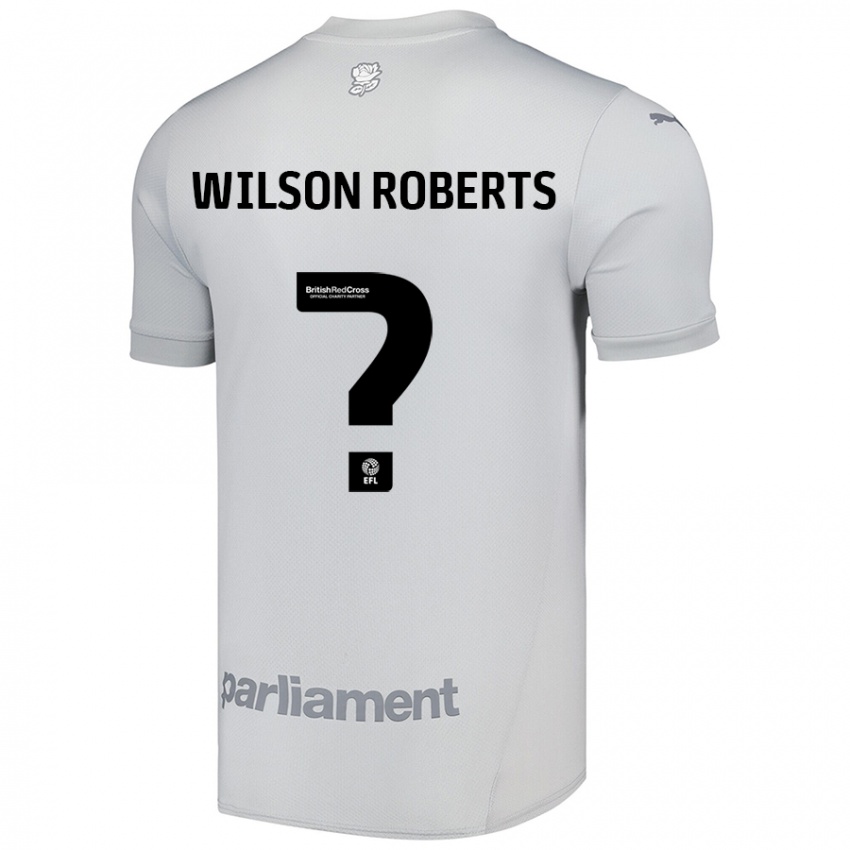 Kinder Georgina Wilson-Roberts #0 Silbergrau Auswärtstrikot Trikot 2024/25 T-Shirt