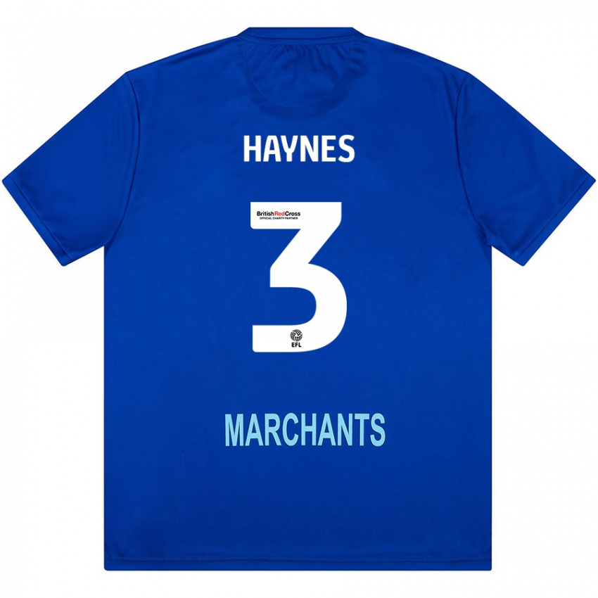 Kinder Ryan Haynes #3 Grün Auswärtstrikot Trikot 2024/25 T-Shirt