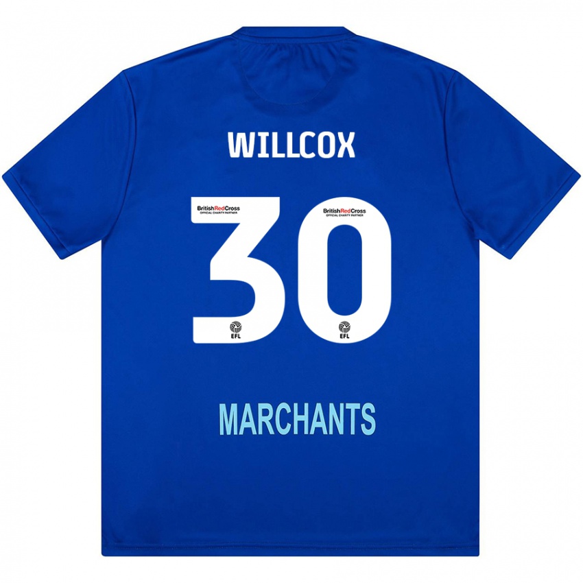 Kinder Freddy Willcox #30 Grün Auswärtstrikot Trikot 2024/25 T-Shirt