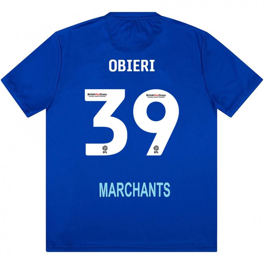 Kinder Sopuruchukwu Obieri #39 Grün Auswärtstrikot Trikot 2024/25 T-Shirt