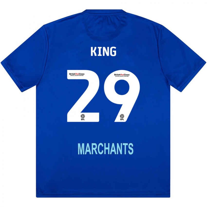 Kinder Tom King #29 Grün Auswärtstrikot Trikot 2024/25 T-Shirt