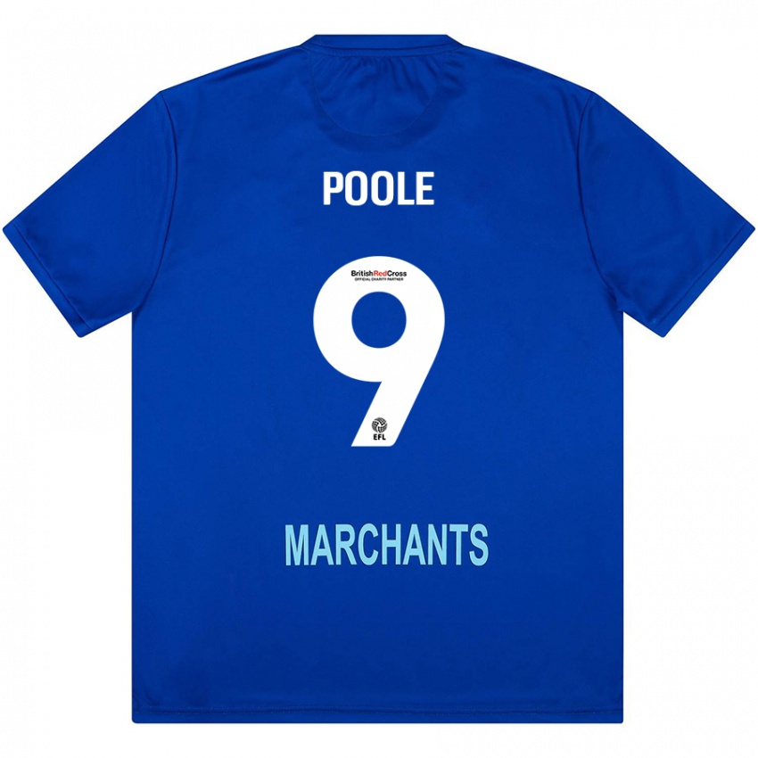 Kinder Phoebie Poole #9 Grün Auswärtstrikot Trikot 2024/25 T-Shirt