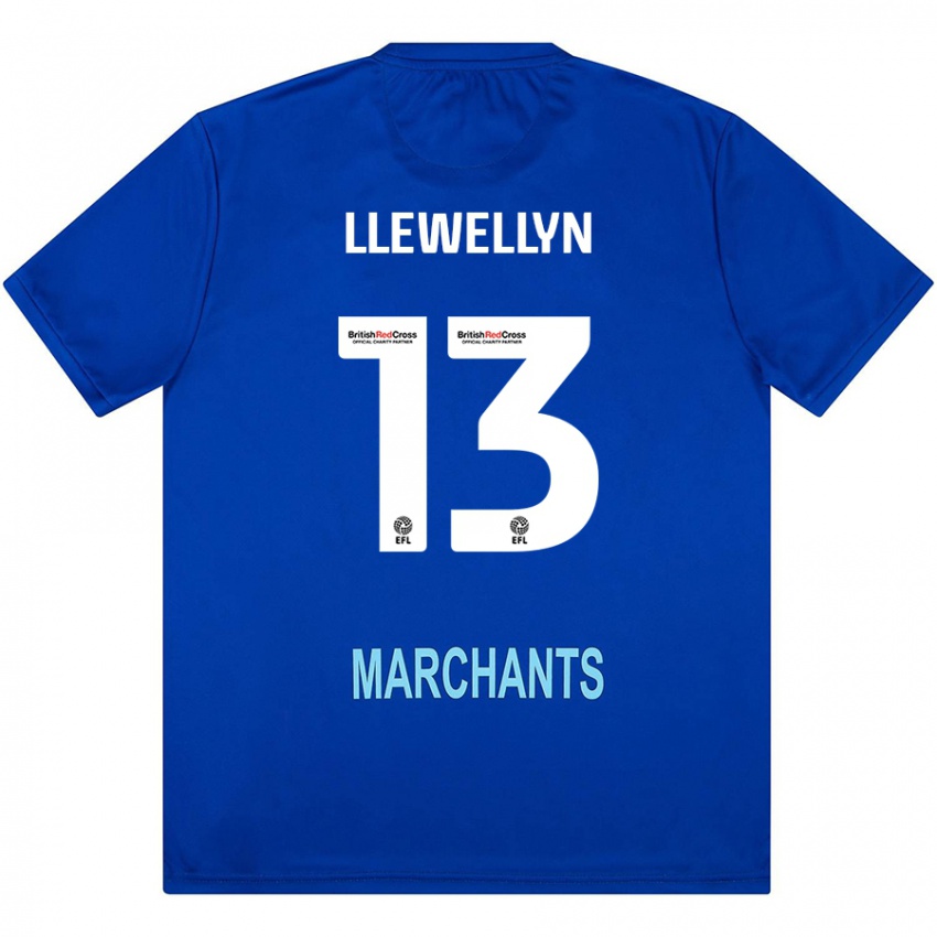 Kinder Ffion Llewellyn #13 Grün Auswärtstrikot Trikot 2024/25 T-Shirt