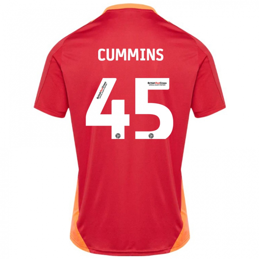 Kinder Charlie Cummins #45 Blau Cremeweiß Auswärtstrikot Trikot 2024/25 T-Shirt