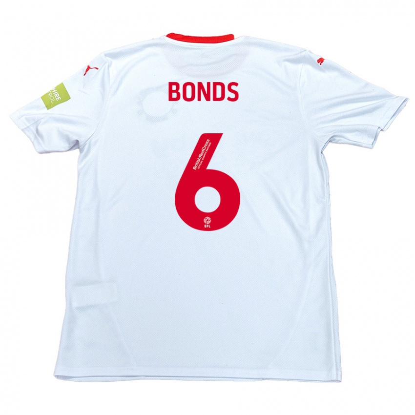 Kinder Elliot Bonds #6 Weiß Auswärtstrikot Trikot 2024/25 T-Shirt