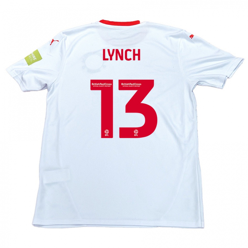 Kinder Jay Lynch #13 Weiß Auswärtstrikot Trikot 2024/25 T-Shirt