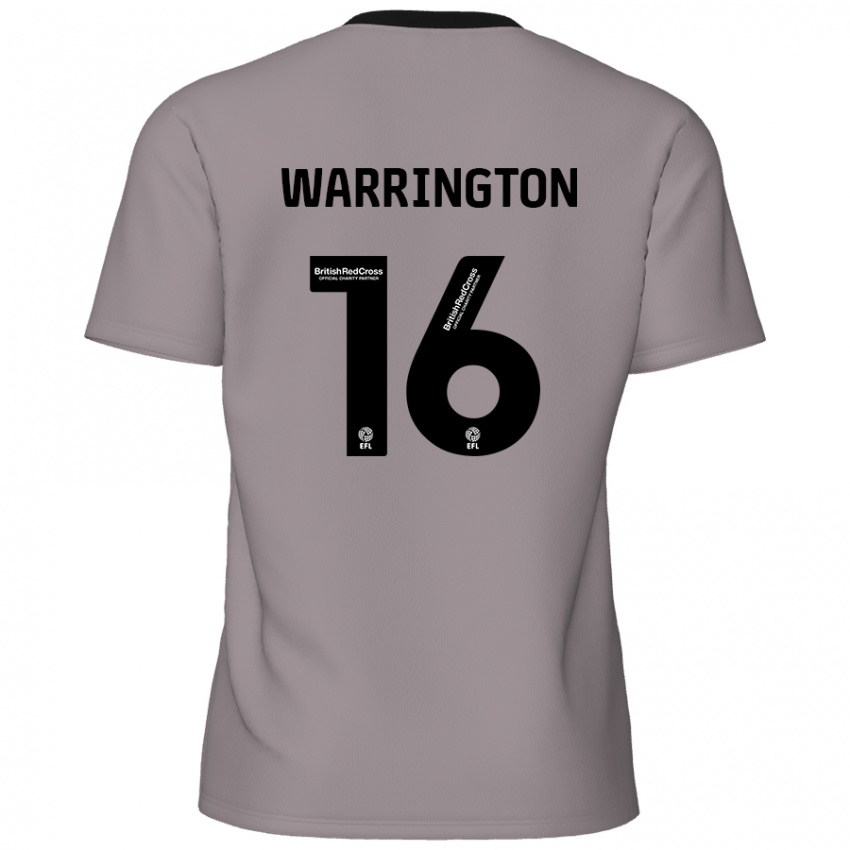 Kinder Lewis Warrington #16 Grau Auswärtstrikot Trikot 2024/25 T-Shirt