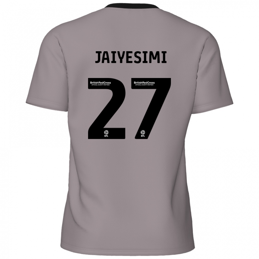 Kinder Diallang Jaiyesimi #27 Grau Auswärtstrikot Trikot 2024/25 T-Shirt