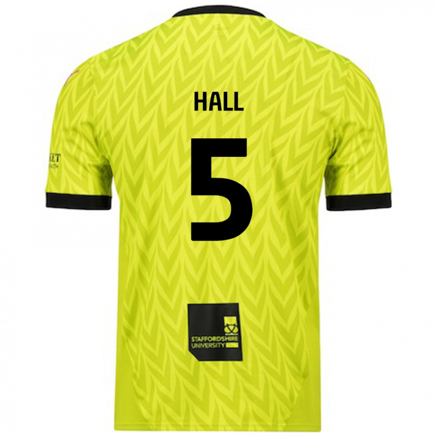 Kinder Connor Hall #5 Fluoreszierend Grün Auswärtstrikot Trikot 2024/25 T-Shirt