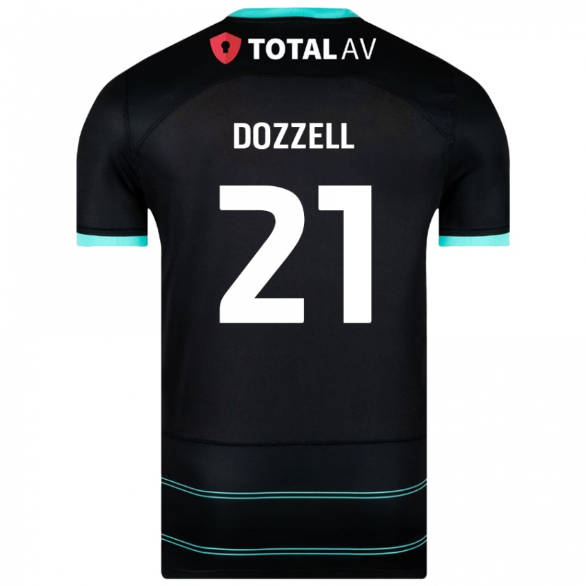 Kinder Andre Dozzell #21 Schwarz Auswärtstrikot Trikot 2024/25 T-Shirt