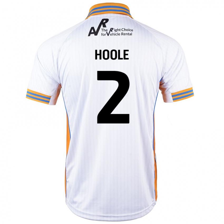 Kinder Luca Hoole #2 Weiß Auswärtstrikot Trikot 2024/25 T-Shirt