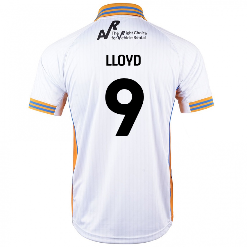 Kinder George Lloyd #9 Weiß Auswärtstrikot Trikot 2024/25 T-Shirt