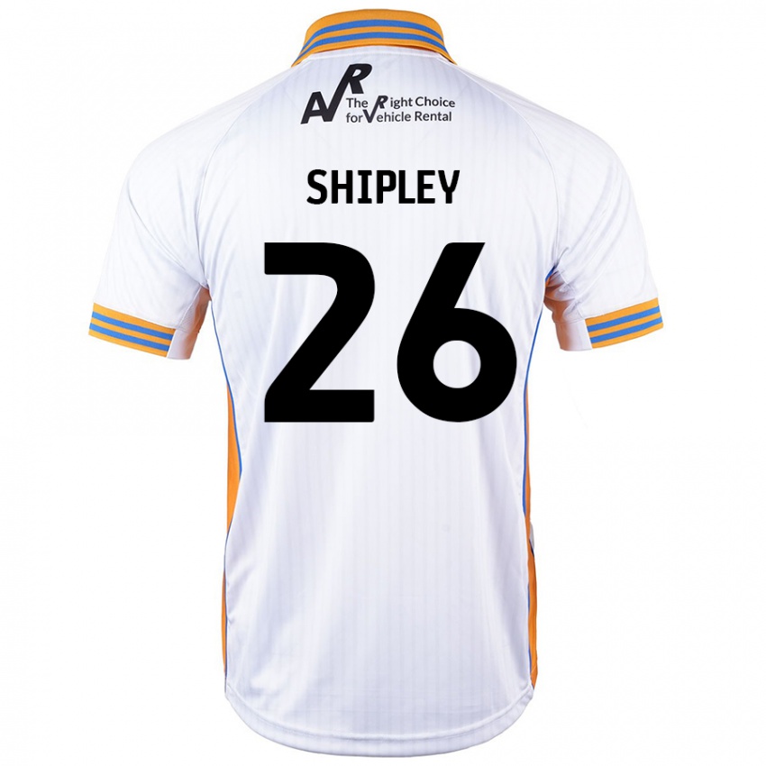 Kinder Jordan Shipley #26 Weiß Auswärtstrikot Trikot 2024/25 T-Shirt