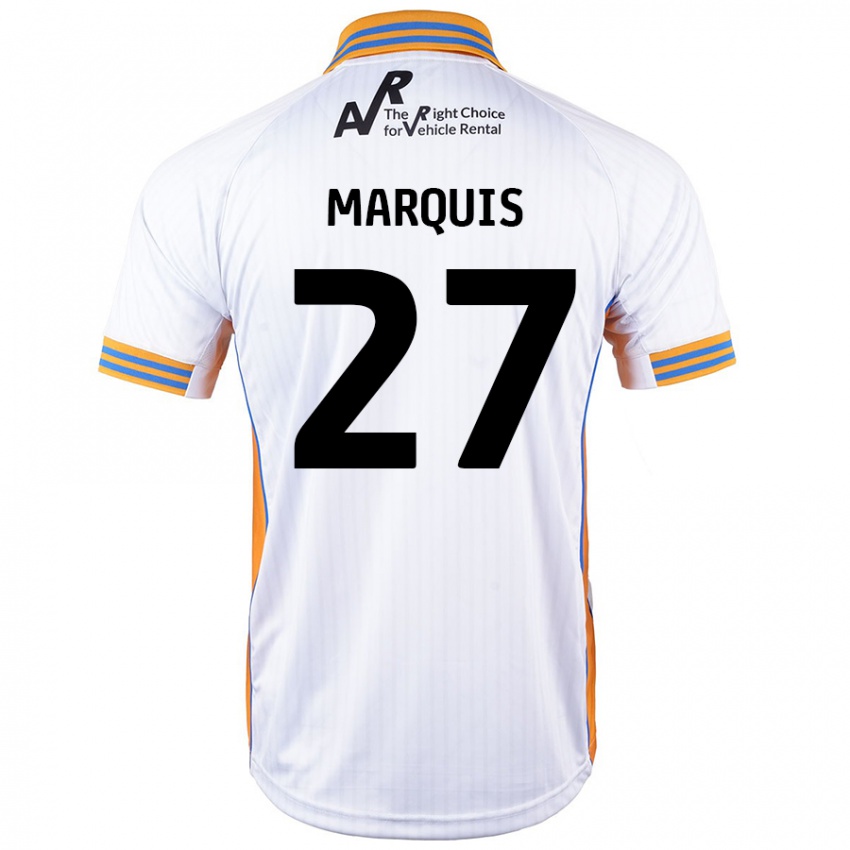 Kinder John Marquis #27 Weiß Auswärtstrikot Trikot 2024/25 T-Shirt